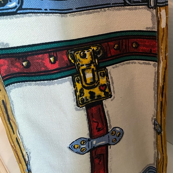 Brighton 2019 "In Love We Trust" 3pc Canvas Tote Bag & 2 Matching Pouch Set NWT - Picture 11 of 16